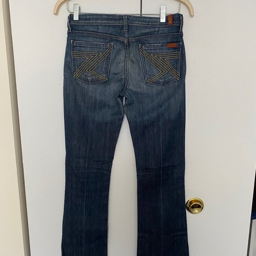 7 For All Mankind Gold Flynt Jeans Size 26